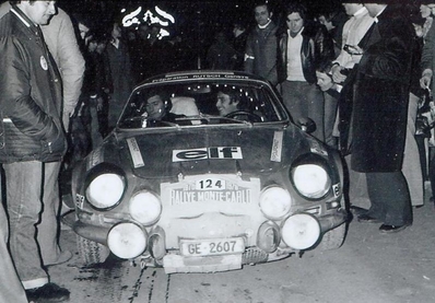 Jean-Pierre Grenier - Guy Grasso
44º Rallye Automobile de Monte-Carlo 1976. Alpine-Renault A110 1600S (GE-2607). Abandonó.

Del 17 al 24 de Enero, Monte-Carlo.
Superficie: asfalto - nieve.

El Rally tenia un total de 4500 km de los que 530.50 km divididos en 23 tramos eran especiales.

Se inscribieron 163 equipos, tomaron la salida 148, finalizaron 84.@
Palabras clave: Renault;Alpine;Montecarlo;1976