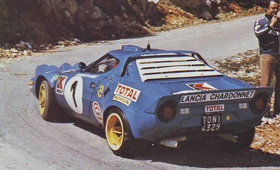 Bernard Darniche
20º Criterium Alpin 1977. Lancia Stratos HF (TO N14329). Clasificado 1º.

Del 7 al 8 de Mayo, Grasse.
Superficie: asfalto.

Desconocemos de cuantos kilómetros tanto totales como cronometrados constaba la prueba.

Tomaron la salida un mínimo de 41 equipos, finalizaron 38.@
Palabras clave: ;Lancia;Stratos;Criterium_Alpin;1977