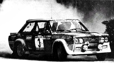 Markku Alén - Ilkka Kivimaki
11º Rallye de Portugal Vinho do Porto 1977. Fiat 131 Abarth (TO P35977). Clasificado 1º.

Del 1 al 6 de Marzo, Estoril.
Superficie: asfalto - tierra.

El Rally tenia un total de 2458 km de los que 580 km divididos en 46 tramos eran especiales, (2 de ellas fueron canceladas SS18 Sao Lourenco da Montaria de 27 Km y SS 24 Carvalhas de 6 Km).

Tomaron la salida 103 equipos, finalizaron 27.@
Palabras clave: Markku_Alen;Fiat;Abarth;Portugal;1977