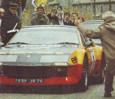 Guy Fréquelin - Jacques Delaval
20º Critérium des Cévennes 1977. Alpine-Renault A310 V6 (2530 JR 76). Clasificado 1º.

Del 13 al 14 de Noviembre, Francia.
Superficie: asfalto.

El Rally tenia un total de 395.50 km cronometrados divididos en 16 tramos especiales.

Tomaron la salida 220 equipos, finalizaron 100.@
Palabras clave: Guy_Frequelin;Jacques_Delaval;Criterium_Cevennes;Renault;Alpine;A310;1977