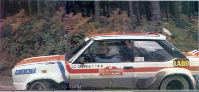 Jean-Claude Andruet - Christian Delferrier
19º Rallye Sanremo 1977. Fiat 131 Abarth (TO R19729). Clasificado 1º.

Del 4 al 8 de Octubre, Sanremo, Liguria, Imperia, Italia.
Superficie: asfalto.

El Rally tenia un total de 1608 km de los que 867.35 km divididos en 33 tramos eran especiales, (3 de ellas fueron canceladas SS18 Melogno 2 de 15.30 Km, SS19 Giovetti 2 de 11.50 Km y SS20 Quazzo 2 de 11.90 Km).

Tomaron la salida 133 equipos, finalizaron 38.@
Palabras clave: ;Fiat;Abarth;Sanremo;1977