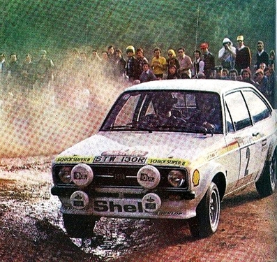 Björn Waldegard - Hans Thorszelius
11º Rallye de Portugal Vinho do Porto 1977. Ford Escort RS 1800 MKII (STW 130R). Clasificado 2º.

Del 1 al 6 de Marzo, Estoril.
Superficie: asfalto - tierra.

El Rally tenia un total de 2458 km de los que 580 km divididos en 46 tramos eran especiales (2 de ellas fueron canceladas SS18 Sao Lourenco da Montaria de 27 Km y SS 24 Carvalhas de 6 Km).

Tomaron la salida 103 equipos, finalizaron 27.@
Palabras clave: ;Hans_Thorszelius;Ford;Escort;Portugal;1977;MKII