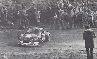 Juan Carlos Pradera - Pascual Mata
11º Rallye Firestone 1977. Alpine-Renault A110 1800 (Gr.4). Clasificado 3º.

Del 29 de Abril al 1 de Mayo.

Puntuable para el Campeonato Europa de conductores. Coef.4.

Se inscribieron 96 equipos, tomaron la salida 77, finalizaron 35.@
Palabras clave: Alpine;Renault;Firestone;1977