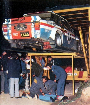 Francis Vincent - Francis Calvier
21º Tour de Corse 1977. Fiat 131 Abarth (TO P51473). Clasificado 5º.

Del 5 al 6 de Noviembre, Ajaccio, Córcega; Francia.
Superficie: asfalto.

El Rally tenia un total de 1350 km de los que 645.80 km divididos en 13 tramos eran especiales.

1ª ETAPA
SS1 Tavera - Bastelica 17.10 km
SS2 Coti - Chiavari 14.80 km
SS3 Acqua d'Oria - Stiliccione 16.50 km
SS4 Muratello - Orone 21.60 kM
SS5 Quenza - Prunelli 131.30 km
SS6 Kamiesh - Zonza 38.50 km
SS7 Olivese - Bains de Guitera 10.10 km
Total etapal 249.90 km

2ª ETAPA
SS8 Palneca - Ghisoni 34.70 km
SS9 St Antoine - Pont St Laurent 97.60 km
SS10 Ponte Nuovo - Teddia 97.40 km
SS11 Talasani - La Porta 24.90 km
SS12 Casta - Pietra Moneta 17.00 km
SS13 Calvi - Vico 124.30 km

Total etapal 395.90 km
Total evento 645.80 km

Se inscribieron 134 equipos, tomaron la salida 120, finalizaron 32.
@
Palabras clave: ;Fiat;Abarth;Corse;Corcega;1977