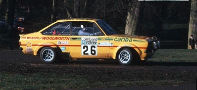 Andy Dawson - Andrew Marriott
26º Lombard RAC Rally 1977. Ford Escort RS1800 MKII (KHK 982N). Clasificado 5º.

Del 20 al 24 de Noviembre, London, York, Inglaterra.
Superficie: tierra - asfalto.

El Rally tenia un total de 3069 km de los que 674.45 km divididos en 69 tramos eran especiales, (2 de ellas fueron canceladas SS54 Cardrona de 9,66 Km y SS56 Elibank de 6,44 Km).

Tomaron la salida 182 equipos, finalizaron 67.@
Palabras clave: ;Ford;Escort;RS;MKII;Gran_Bretaña;1977;RAC_Rally;MKII;Inglaterra