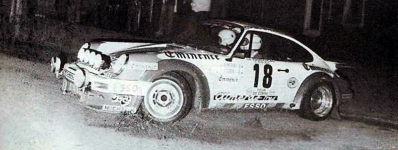 Jacques Alméras - Christian Gilbert "Tilber"
21º Tour de Corse 1977. Porsche 911. Clasificado 6º.

Del 5 al 6 de Noviembre, Ajaccio, Córcega; Francia.
Superficie: asfalto.

El Rally tenia un total de 1350 km de los que 645.80 km divididos en 13 tramos eran especiales.

1ª ETAPA
SS1 Tavera - Bastelica 17.10 km
SS2 Coti - Chiavari 14.80 km
SS3 Acqua d'Oria - Stiliccione 16.50 km
SS4 Muratello - Orone 21.60 kM
SS5 Quenza - Prunelli 131.30 km
SS6 Kamiesh - Zonza 38.50 km
SS7 Olivese - Bains de Guitera 10.10 km
Total etapal 249.90 km

2ª ETAPA
SS8 Palneca - Ghisoni 34.70 km
SS9 St Antoine - Pont St Laurent 97.60 km
SS10 Ponte Nuovo - Teddia 97.40 km
SS11 Talasani - La Porta 24.90 km
SS12 Casta - Pietra Moneta 17.00 km
SS13 Calvi - Vico 124.30 km

Total etapal 395.90 km
Total evento 645.80 km

Se inscribieron 134 equipos, tomaron la salida 120, finalizaron 32.
@
Palabras clave: ;Porsche;Corse;Corcega;1977