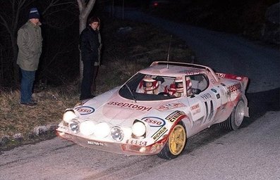 Christine Dacremont - Colette Galli
45º Rallye Automobile de Monte-Carlo 1977. Lancia Stratos HF (TO N92768). Clasificada 6ª y 1ª en Copa de Damas.

Del 22 al 28 de Enero, Monte-Carlo .
Superficie: asfalto - nieve.

El Rally tenia un total de 4800 km de los que 540.50 km divididos en 27 tramos eran especiales (una de ellas fue cancelada SS2 Col de Fontbelle de 35.00 Km).

Se inscribieron 217 equipos, tomaron la salida 198, finalizaron 118 en lista, llegaron 47 en meta.@
Palabras clave: Christine_Dacremont;Lancia;Stratos;Montecarlo;1977;mujeres;Womens