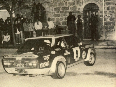 Maurizio Verini - Domenico (Ninni) Russo
21º Tour de Corse 1977. Fiat 131 Abarth (TO R19730). Clasificado 7º.

Del 5 al 6 de Noviembre, Ajaccio, Córcega; Francia.
Superficie: asfalto.

El Rally tenia un total de 1350 km de los que 645.80 km divididos en 13 tramos eran especiales.

1ª ETAPA
SS1 Tavera - Bastelica 17.10 km
SS2 Coti - Chiavari 14.80 km
SS3 Acqua d'Oria - Stiliccione 16.50 km
SS4 Muratello - Orone 21.60 kM
SS5 Quenza - Prunelli 131.30 km
SS6 Kamiesh - Zonza 38.50 km
SS7 Olivese - Bains de Guitera 10.10 km
Total etapal 249.90 km

2ª ETAPA
SS8 Palneca - Ghisoni 34.70 km
SS9 St Antoine - Pont St Laurent 97.60 km
SS10 Ponte Nuovo - Teddia 97.40 km
SS11 Talasani - La Porta 24.90 km
SS12 Casta - Pietra Moneta 17.00 km
SS13 Calvi - Vico 124.30 km

Total etapal 395.90 km
Total evento 645.80 km

Se inscribieron 134 equipos, tomaron la salida 120, finalizaron 32.
@
Palabras clave: ;Fiat;Abarth;Corse;Corcega;1977