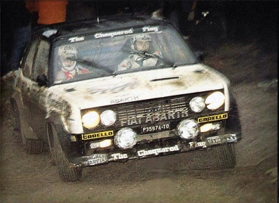 Simo Lampinen - Solve Andreasson
26º Lombard RAC Rally 1977. Fiat 131 Abarth (TO P35974). Clasificado 7º.

Del 20 al 24 de Noviembre, London, York, Inglaterra.
Superficie: tierra - asfalto.

El Rally tenia un total de 3069 km de los que 674.45 km divididos en 69 tramos eran especiales, (2 de ellas fueron canceladas SS54 Cardrona de 9,66 Km y SS56 Elibank de 6,44 Km).

Tomaron la salida 182 equipos, finalizaron 67.@
Palabras clave: ;Fiat;Abarth;Gran_Bretaña;1977;RAC_Rally