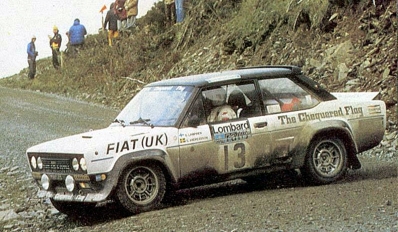 Simo Lampinen - Solve Andreasson
26º Lombard RAC Rally 1977. Fiat 131 Abarth (TO P35974). Clasificado 7º.

Del 20 al 24 de Noviembre, London, York, Inglaterra.
Superficie: tierra - asfalto.

El Rally tenia un total de 3069 km de los que 674.45 km divididos en 69 tramos eran especiales, (2 de ellas fueron canceladas SS54 Cardrona de 9,66 Km y SS56 Elibank de 6,44 Km).

Tomaron la salida 182 equipos, finalizaron 67.@
Palabras clave: ;Fiat;Abarth;Gran_Bretaña;1977;RAC_Rally