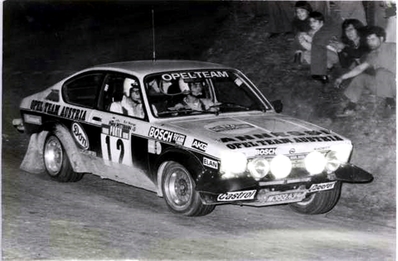 Franz Wittmann sen. - Kurt Nestinger
11º Rallye de Portugal Vinho do Porto 1977. Opel Kadett GT/E. (W 359.434). Clasificado 7º.

Del 1 al 6 de Marzo, Estoril.
Superficie: asfalto - tierra.

El Rally tenia un total de 2458 km de los que 580 km divididos en 46 tramos, eran especiales, (2 de ellas fueron canceladas SS18 Sao Lourenco da Montaria de 27 Km y SS 24 Carvalhas de 6 Km).

Tomaron la salida 103 equipos, finalizaron 27.@
Palabras clave: ;Opel;Kadett;GT/E;Portugal;1977