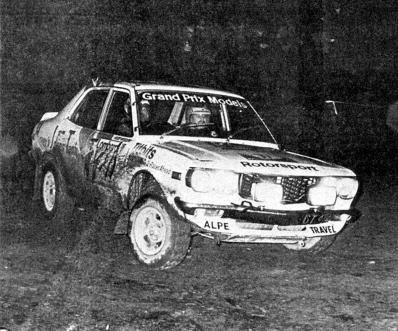 Rod Millen - Mike Franchi
26º Lombard RAC Rally 1977. Mazda RX3. Clasificado 21º.

Del 20 al 24 de Noviembre, London, York, Inglaterra.
Superficie: tierra - asfalto.

El Rally tenia un total de 3069 km de los que 674.45 km divididos en 69 tramos eran especiales, (2 de ellas fueron canceladas SS54 Cardrona de 9,66 Km y SS56 Elibank de 6,44 Km).

Tomaron la salida 182 equipos, finalizaron 67.@
Palabras clave: Mazda;RAC_Rally;Gran_Bretaña;1977;Inglaterra