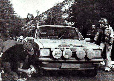 Man Bergsteyn - Henk van Tunen
45º Rallye Automobile de Monte-Carlo 1977. Opel Kadett GT/E (66-JZ-57). Clasificado 28º.

Del 22 al 28 de Enero, Monte-Carlo .
Superficie: asfalto - nieve.

El Rally tenia un total de 4800 km de los que 540.50 km divididos en 27 tramos eran especiales (una de ellas fue cancelada SS2 Col de Fontbelle de 35.00 Km).

Se inscribieron 217 equipos, tomaron la salida 198, finalizaron 118 en lista, llegaron 47 en meta.@
Palabras clave: Opel;Kadett;GT/E;Montecarlo;1977