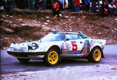 Raffaele (Lele) Pinto - Arnaldo Bernacchini
45º Rallye Automobile de Monte-Carlo 1977. Lancia Stratos HF (TO N98792). Abandonó por motor quedando clasificado 59º.
Lancia Alitalia

Del 22 al 28 de Enero, Monte-Carlo.
Superficie: asfalto - nieve.

El Rally tenia un total de 4800.00 km, de los que 540 km divididos en 27 tramos eran especiales, (una de ellas fue cancelada SS2 Col de Fontbelle de 35 Km).

Se inscribieron 217 equipos, tomaron la salida 198, finalizaron 118 en lista, llegaron 47 a meta.@
Palabras clave: Lancia;Stratos;Montecarlo;1977