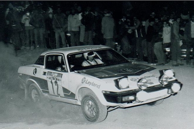 Brian Culcheth
10º Rallye dell'Isola d'Elba 1977. Triumph TR7. Abandonó por motor.

Del 21 al 23 de Abril, Portoferraio.
Superficie: asfalto - tierra.

El Rally constaba de 2 etapas y un total de 730.00 km de los que 474.80 km divididos en 38 tramos eran especiales.

Tomaron la salida 162 equipos, finalizaron 60.@
Palabras clave: ;Elba;Triumph;1977
