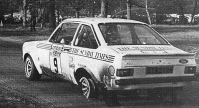 Ari Vatanen - Peter Bryant
26º Lombard RAC Rally 1977. Ford Escort RS1800 MKII (STW 202R).
Abandonaron porque Vatanen se encontró indispuesto por enfermedad en SS29 Crychan de 12,87 Km.

Del 20 al 24 de Noviembre, London, York, Inglaterra.
Superficie: tierra - asfalto.

El Rally tenia un total de 3069 km de los que 674.45 km divididos en 69 tramos eran especiales, (2 de ellas fueron canceladas SS54 Cardrona de 9,66 Km y SS56 Elibank de 6,44 Km).

Tomaron la salida 182 equipos, finalizaron 67.@
Palabras clave: ;Ford;Escort;MKII;MKII;Lombard_RAC_Rally;1977;Inglaterra