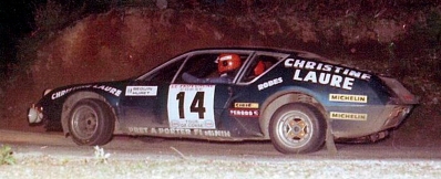 Bernard Beguin - Willy Huret
21º Tour de Corse 1977. Alpine-Renault A310 1800 (3238 FD 92). Abandonó por motor en SS11 Talasani - La Porta 24.90 km.

Del 5 al 6 de Noviembre, Ajaccio, Córcega; Francia.
Superficie: asfalto.

El Rally tenia un total de 1350 km de los que 645.80 km divididos en 13 tramos eran especiales.

1ª ETAPA
SS1 Tavera - Bastelica 17.10 km
SS2 Coti - Chiavari 14.80 km
SS3 Acqua d'Oria - Stiliccione 16.50 km
SS4 Muratello - Orone 21.60 km
SS5 Quenza - Prunelli 131.30 km
SS6 Kamiesh - Zonza 38.50 km
SS7 Olivese - Bains de Guitera 10.10 km
Total etapal 249.90 km

2ª ETAPA
SS8 Palneca - Ghisoni 34.70 km
SS9 St Antoine - Pont St Laurent 97.60 km
SS10 Ponte Nuovo - Teddia 97.40 km
SS11 Talasani - La Porta 24.90 km
SS12 Casta - Pietra Moneta 17.00 km
SS13 Calvi - Vico 124.30 km

Total etapal 395.90 km
Total evento 645.80 km

Se inscribieron 134 equipos, tomaron la salida 120, finalizaron 32.
@
Palabras clave: ;Renault;Alpine;A310;Corse;Corcega;1977
