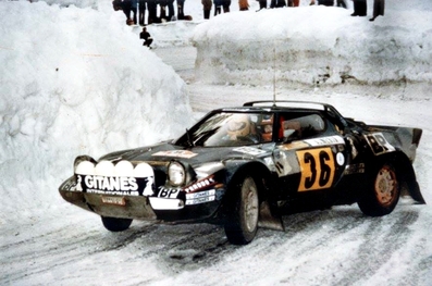 Frank Ravot - Patrick Trecco
45º Rallye Automobile de Monte-Carlo 1977. Lancia Stratos HF (GE 614410). Abandonó, desconocemos el motivo.

Del 22 al 28 de Enero, Monte-Carlo .
Superficie: asfalto - nieve.

El Rally tenia un total de 4800 km de los que 540.50 km divididos en 27 tramos eran especiales (una de ellas fue cancelada SS2 Col de Fontbelle de 35.00 Km).

Se inscribieron 217 equipos, tomaron la salida 198, finalizaron 118 en lista, llegaron 47 en meta.@
Palabras clave: Lancia;Stratos;Montecarlo;1977;Nieve