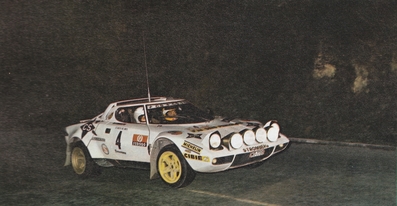 Jorge de Bagration - Nuria Llopis??
11º Rallye Firestone 1977. Lancia Stratos HF (Gr.4). Abandonò.
Del 29 de Abril al 1 de Mayo. Puntuable para el Campeonato Europa de conductores. Coef.4.
Se inscribieron 96 participantes, tomaron la salida 77, finalizaron 35.@
Palabras clave: Jorge_Bagration;Lancia;Stratos;Firestone;1977