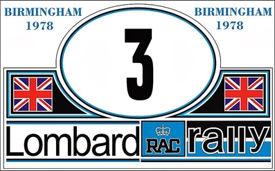 27º Lombard RAC Rally 1978
Placa num 3 de Markku Alén - Ilkka Kivimäki. Lancia Stratos HF (TO L64137). Abandonó por la caja de cambio en SS39 Twiglees de 17,70 Km.

Prueba 11 de 11

Del 19 al 23 de Noviembre, Birmingham, Inglaterra.
Superficie: tierra.

El Rally tenia un total de 3160 km de los que 715.37 km divididos en 76 tramos eran especiales.

Se inscribieron 175 equipos, tomaron la salida 168, finalizaron 61.
Palabras clave: ;1978;Rac_Rally;Gran_Bretaña;Inglaterra