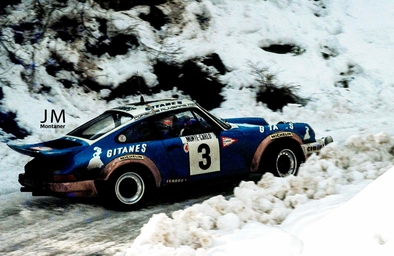 Jean-Pierre Nicolas - Vincent Laverne
46º Rallye Automobile de Monte-Carlo 1978. Porsche 911 Carrera RS 3.0 (8737 RG 34). Clasificado 1º.
Publimmo Racing

Del 21 al 27 de Enero, Monte-Carlo.
Superficie: asfalto - nieve.

El Rally tenia un total de 4600 km de los que 570 km divididos en 29 tramos eran especiales (5 de ellas fueron canceladas SS8 Col du Fanget de 10 Km, SS10 Serre Chevalier de 10 Km, SS11 Col du Lautaret de 15 Km, SS14 Saint Pierreville de 16 Km y SS15 Burzet de 44 Km).

Se inscribieron 231 equipos, tomaron la salida 216, finalizaron 129.

© Josep Maria Montaner
@
Palabras clave: Porsche;Montecarlo;1978;Nieve