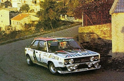 Bernard Darniche - Alain Mahe
22º Tour de Corse 1978. Fiat 131 Abarth (TO R19730). Clasificado 1º.

Del 4 al 5 de Noviembre, Ajaccio, Francia.
Superficie: asfalto.

El Rally tenia un total de 1166 km de los que 533 km divididos en 10 tramos, eran especiales.

En esta edición hab­ian 4 tramos de casi 100 Km
SS3 Le Fango - St Sauveur de 85.80 Km
SS5 Moca - Abbazia de 99 Km
SS8 St Antoine - Pont St Lauren de 97.60 Km
SS9 Ponte Nuovo - Pianiccia de 88.20 Km

Tomaron la salida 116 equipos, finalizaron 37.
@
Palabras clave: ;Fiat;Abarth;Corse;Corcega;1978