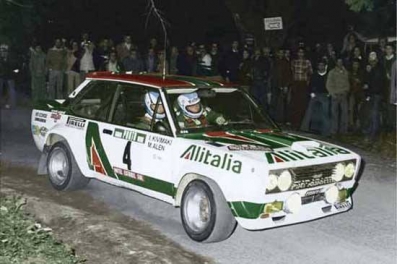 Markku Alén - Ilkka Kivimäki
12º Rallye de Portugal - Vinho do Porto 1978. Fiat 131 Abarth (TO P35975). Clasificado 1º.

Del 19 al 23 de Abril, Estoril, Portugal.
Superficie: asfalto - tierra.

El Rally tenia un total de 2504 km de los que 627 km divididos en 46 tramos eran especiales.

Tomaron la salida 112 equipos, finalizaron 20.@
Palabras clave: Markku_Alen;Fiat;Abarth;Portugal;1978