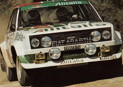 Markku Alén - Ilkka Kivimäki
12º Rallye de Portugal - Vinho do Porto 1978. Fiat 131 Abarth (TO P35975). Clasificado 1º.

Del 19 al 23 de Abril, Estoril, Portugal.
Superficie: asfalto - tierra.

El Rally tenia un total de 2504 km de los que 627 km divididos en 46 tramos eran especiales.

Tomaron la salida 112 equipos, finalizaron 20.@
Palabras clave: Markku_Alen;Fiat;Abarth;Portugal;1978