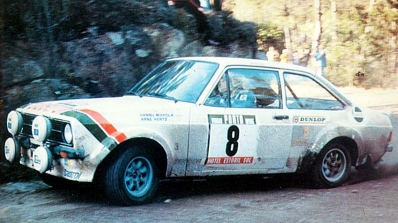 Hannu Mikkola - Arne Hertz
12º Rallye de Portugal Vinho do Porto 1978. Ford Escort RS 1800 MKII (WTW 568S). Clasificado 2º.

Del 19 al 23 de Abril, Estoril, Portugal.
Superficie: asfalto - tierra.

El Rally tenia un total de 2504 km de los que 627 km divididos en 46 tramos eran especiales.

Tomaron la salida 112 equipos, finalizaron 20.@
Palabras clave: ;Portugal;Ford;Escort;MKII;1978