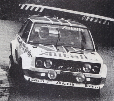 Maurizio Verini - Arnaldo Bernacchini
20º Rallye Sanremo 1978. Fiat 131 Abarth (TO R19730). Clasificado 2º.

Del 3 al 7 de Octubre, Sanremo, Liguria, Imperia, Italia.
Superficie: asfalto.

El Rally tenia un total de 1663.80 km de los que 893.80 km divididos en 56 tramos eran especiales, (1 fue cancelado, SS25 Santuario 1 de 7.30 km).

Se inscribieron 135 equipos, tomaron la salida 122, finalizaron 56.@
Palabras clave: ;Fiat;Abarth;Sanremo;1978
