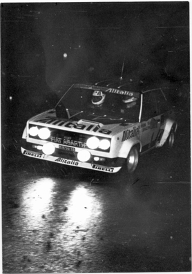 Maurizio Verini - Arnaldo Bernacchini
20º Rallye Sanremo 1978. Fiat 131 Abarth (TO R19730). Clasificado 2º.

Del 3 al 7 de Octubre, Sanremo, Liguria, Imperia, Italia.
Superficie: asfalto.

El Rally tenia un total de 1663.80 km de los que 893.80 km divididos en 56 tramos eran especiales, (1 fue cancelado, SS25 Santuario 1 de 7.30 km).

Se inscribieron 135 equipos, tomaron la salida 122, finalizaron 56.@
Palabras clave: ;Fiat;Abarth;Sanremo;1978