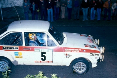 Jean-Pierre Nicolas - Vincent Laverne
12º Rallye de Portugal Vinho do Porto 1978. Ford Escort RS1800 MKII (MTW 200P). Clasificado 3º.

Del 19 al 23 de Abril, Estoril, Portugal.
Superficie: asfalto - tierra.

El Rally tenia un total de 2504 km de los que 627 km divididos en 46 tramos eran especiales.

Tomaron la salida 112 equipos, finalizaron 20.@
Palabras clave: ;Ford;Escort;MKII;Portugal;1978