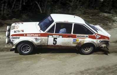 Jean-Pierre Nicolas - Vincent Laverne
12º Rallye de Portugal Vinho do Porto 1978. Ford Escort RS1800 MKII (MTW 200P). Clasificado 3º.

Del 19 al 23 de Abril, Estoril, Portugal.
Superficie: asfalto - tierra.

El Rally tenia un total de 2504 km de los que 627 km divididos en 46 tramos eran especiales.

Tomaron la salida 112 equipos, finalizaron 20.@
Palabras clave: ;Ford;Escort;MKII;Portugal;1978
