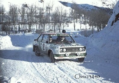  Walter Röhrl - Christian Geistdörfer
46º Rallye Automobile de Monte-Carlo 1978. Fiat 131 Abarth (TO R19731). Clasificado 4º.

Del 21 al 27 de Enero, Monte-Carlo.
Superficie: asfalto - nieve.

El Rally tenia un total de 4600 km de los que 570 km divididos en 29 tramos eran especiales (5 de ellas fueron canceladas SS8 Col du Fanget de 10 Km, SS10 Serre Chevalier de 10 Km, SS11 Col du Lautaret de 15 Km, SS14 Saint Pierreville de 16 Km y SS15 Burzet de 44 Km).

Se inscribieron 231 equipos, tomaron la salida 216, finalizaron 129.@
Palabras clave: Walter_Röhrl;Christian_Geistdorfer;Fiat;Abarth;Montecarlo;1978;nieve