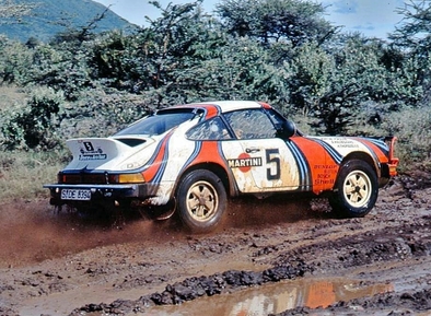 Björn Waldegard - Hans Thorszelius
26º Safari Rally 1978. Porsche 911 (S-DE 6394). Clasificado 4º.
Martini Racing

Del 23 al 27 de Marzo, Nairobi, Kenya, África.
Superficie: tierra.

El Rally tenia un total de 5016 Km con 75 controles horarios.

Tomaron la salida 72 equipos, finalizaron 13.@
Palabras clave: Porsche;Safari;1978