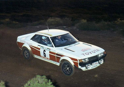 Ove Andersson - Henry Liddon
12º Rallye de Portugal Vinho do Porto 1978. Toyota Celica 2000 GT -RA21- (BYC 884). Clasificado 4º.

Del 19 al 23 de Abril, Estoril, Portugal.
Superficie: asfalto - tierra.

El Rally tenia un total de 2504 km de los que 627 km divididos en 46 tramos eran especiales.

Tomaron la salida 112 equipos, finalizaron 20.@
Palabras clave: Ove_Andersson;Toyota;Celica;Portugal;1978