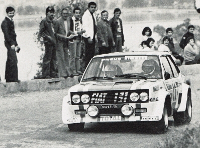 Michèle Mouton - Françoise Conconi
22º Tour de Corse 1978. Fiat 131 Abarth (TO N92971). Clasificada 5ª.

En esta edición habí­an 4 tramos de casi 100 Km
SS3 Le Fango - St Sauveur de 85.80 Km
SS5 Moca - Abbazia de 99 Km
SS8 St Antoine - Pont St Lauren de 97.60 Km
SS9 Ponte Nuovo - Pianiccia de 88.20 Km.

Del 4 al 5 de Noviembre, Ajaccio, Córcega, Francia.
Superficie: asfalto.asphalt 543.10 km
El Rally tenia un total de 1166.00 km de los que 543.10 km divididos en 10 tramos eran especiales.
Tomaron la salida 116 equipos, finalizaron 37.@
Palabras clave: Michele_Mouton;Fiat;Abarth;Corse;Corcega;1978