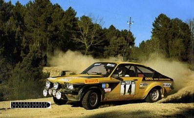 Achim Warmbold - Claes Billstam
12º Rallye de Portugal Vinho do Porto 1978. Opel Kadett GT/E. Clasificado 5º.

Del 19 al 23 de Abril, Estoril, Portugal.
Superficie: asfalto - tierra.

El Rally tenia un total de 2504 km de los que 627 km divididos en 46 tramos eran especiales.

Tomaron la salida 112 equipos, finalizaron 20.@
Palabras clave: Achim_Warmbold;Claes_Billstam;Opel;Kadett;GT/E;Portugal;1978