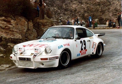 Pierre-Louis Moreau - Patrice Baron
22º Tour de Corse 1978. Porsche 911 (3717 ZR 75). Clasificado 6º.

En esta edición habí­an 4 tramos de casi 100 Km
SS3 Le Fango - St Sauveur de 85.80 Km
SS5 Moca - Abbazia de 99 Km
SS8 St Antoine - Pont St Lauren de 97.60 Km
SS9 Ponte Nuovo - Pianiccia de 88.20 Km.

Del 4 al 5 de Noviembre, Ajaccio, Córcega, Francia.
Superficie: asfalto.

El Rally tenia un total de 1166.00 km de los que 543.10 km divididos en 10 tramos eran especiales.

Tomaron la salida 116 equipos, finalizaron 37.@
Palabras clave: Porsche;Corse;Corcega;1978