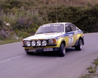 Federico Ormezzano - Rudy
11º Rallye dell'Isola d'Elba 1978. Opel Kadett GT/E (NA B79245). Clasificado 6º.

Del 4 al 6 de Mayo, Portoferraio, Toscana, Livorno, Italia.
Superficie: asfalto.

El Rallye constaba de 2 etapas y 38 tramos especiales.
Desconocemos cuantos kilómetros tenía tanto totales como cronometrados.

Tomaron la salida 149 equipos, finalizaron 51.@
Palabras clave: Federico_Ormezzano;Rudy;Elba;Opel;Kadett;GT/E;1978