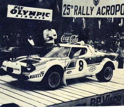 Tassos Livieratos 'Siroco' - Emmanouel (Manólis) Makrinos
25º Rally Acrópolis 1978. Lancia Stratos HF(E 674). Clasificado 6º.

Del 29 de Mayo al 2 de Junio, Atenas, Grecia.
Superficie: tierra.

El Rally tenia un total de 2974.11 km de los que 772.10 km divididos en 54 tramos eran especiales (2 de ellas fueron canceladas SS10 Kaloskopi de 22.30 Km y SS16 Aliakmon-Lake de 15.70 Km).

Se inscribieron 183 equipos, tomaron la salida 160, finalizaron 37.@
Palabras clave: Lancia;Stratos;Grecia;Acropolis;1978