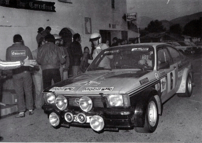 Jean-Pierre Nicolas - Vincent Laverne
22º Tour de Corse 1978. Opel Kadett GT/E (GG-DY 914). Clasificado 7º.

En esta edición habí­an 4 tramos de casi 100 Km
SS3 Le Fango - St Sauveur de 85.80 Km
SS5 Moca - Abbazia de 99 Km
SS8 St Antoine - Pont St Lauren de 97.60 Km
SS9 Ponte Nuovo - Pianiccia de 88.20 Km.

Del 4 al 5 de Noviembre, Ajaccio, Córcega, Francia.
Superficie: asfalto.

El Rally tenia un total de 1166.00 km de los que 543.10 km divididos en 10 tramos eran especiales.

Tomaron la salida 116 equipos, finalizaron 37.@
Palabras clave: ;Opel;Kadett;Gt/E;Corse;Corcega;1978