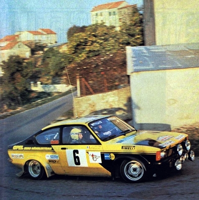 Jean-Pierre Nicolas - Vincent Laverne
22º Tour de Corse 1978. Opel Kadett GT/E (GG-DY 914). Clasificado 7º.

En esta edición habí­an 4 tramos de casi 100 Km
SS3 Le Fango - St Sauveur de 85.80 Km
SS5 Moca - Abbazia de 99 Km
SS8 St Antoine - Pont St Lauren de 97.60 Km
SS9 Ponte Nuovo - Pianiccia de 88.20 Km.

Del 4 al 5 de Noviembre, Ajaccio, Córcega, Francia.
Superficie: asfalto.

El Rally tenia un total de 1166.00 km de los que 543.10 km divididos en 10 tramos eran especiales.

Tomaron la salida 116 equipos, finalizaron 37.@
Palabras clave: ;Opel;Kadett;Gt/E;Corse;Corcega;1978