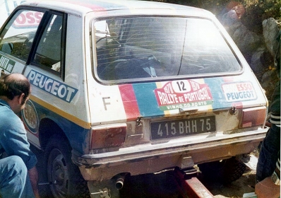 Timo Makinen - Jean Todt
12º Rallye de Portugal Vinho do Porto 1978. Peugeot 104 ZS (415 BHH 75). Clasificado 7º.

Del 19 al 23 de Abril, Estoril, Portugal.
Superficie: asfalto - tierra.

El Rally tenia un total de 2504 km de los que 627 km divididos en 46 tramos eran especiales.

Tomaron la salida 112 equipos, finalizaron 20.@
Palabras clave: Timo_Makinen;Jean_Todt;Peugeot;Portugal;1978