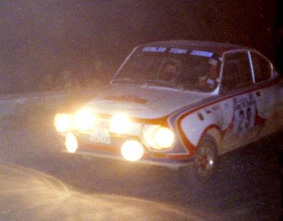 Svatopluk Kvaizar - Jirí­ Kotek
11º Rallye dell'Isola d'Elba 1978. Skoda 130RS. Clasificado 11º.

Del 4 al 6 de Mayo, Portoferraio, Toscana, Livorno, Italia.
Superficie: asfalto.

El Rallye constaba de 2 etapas y 38 tramos especiales.
Desconocemos cuantos kilómetros tenía tanto totales como cronometrados.

Tomaron la salida 149 equipos, finalizaron 51.@
Palabras clave: Elba;Skoda;1978