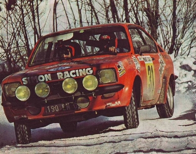 Christian Dorche - Jean-Bernard Vieu
46º Rallye Automobile de Monte-Carlo 1978. Opel Kadett GT/E (190 EM 05). Clasificado 13º.

Del 21 al 27 de Enero, Monte-Carlo.
Superficie: asfalto - nieve.

El Rally tenia un total de 4600 km de los que 570 km divididos en 29 tramos eran especiales (5 de ellas fueron canceladas SS8 Col du Fanget de 10 Km, SS10 Serre Chevalier de 10 Km, SS11 Col du Lautaret de 15 Km, SS14 Saint Pierreville de 16 Km y SS15 Burzet de 44 Km).

Se inscribieron 231 equipos, tomaron la salida 216, finalizaron 129.@
Palabras clave: ;Opel;Kadett;GT/E;Montecarlo;1978;nieve
