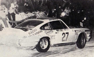 Gérard Swaton - Bernard Cordesse
46º Rallye Automobile de Monte-Carlo 1978. Porsche 911 Carrera 2.7 (3131 HA 13). Clasificado 14º.

Del 21 al 27 de Enero, Monte-Carlo.
Superficie: asfalto - nieve.

El Rally tenia un total de 4600 km de los que 570 km divididos en 29 tramos eran especiales (5 de ellas fueron canceladas SS8 Col du Fanget de 10 Km, SS10 Serre Chevalier de 10 Km, SS11 Col du Lautaret de 15 Km, SS14 Saint Pierreville de 16 Km y SS15 Burzet de 44 Km).

Se inscribieron 231 equipos, tomaron la salida 216, finalizaron 129.@
Palabras clave: ;Porsche;Montecarlo;1978;nieve