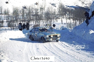Jean-Louis Clarr - Jean-François Fauchille
46º Rallye Automobile de Monte-Carlo 1978. Opel Kadett GT/E (653 BFL 75). Clasificado 22º.

Del 21 al 27 de Enero, Monte-Carlo.
Superficie: asfalto - nieve.

El Rally tenia un total de 4600 km de los que 570 km divididos en 29 tramos eran especiales (5 de ellas fueron canceladas SS8 Col du Fanget de 10 Km, SS10 Serre Chevalier de 10 Km, SS11 Col du Lautaret de 15 Km, SS14 Saint Pierreville de 16 Km y SS15 Burzet de 44 Km).

Se inscribieron 231 equipos, tomaron la salida 216, finalizaron 129.@
Palabras clave: ;Opel;Kadett;GT/E;Montecarlo;1978;nieve