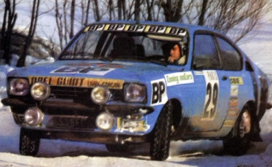 Jean-Louis Clarr - Jean-François Fauchille
46º Rallye Automobile de Monte-Carlo 1978. Opel Kadett GT/E (653 BFL 75). Clasificado 22º.

Del 21 al 27 de Enero, Monte-Carlo.
Superficie: asfalto - nieve.

El Rally tenia un total de 4600 km de los que 570 km divididos en 29 tramos eran especiales (5 de ellas fueron canceladas SS8 Col du Fanget de 10 Km, SS10 Serre Chevalier de 10 Km, SS11 Col du Lautaret de 15 Km, SS14 Saint Pierreville de 16 Km y SS15 Burzet de 44 Km).

Se inscribieron 231 equipos, tomaron la salida 216, finalizaron 129.@
Palabras clave: ;Opel;Kadett;GT/E;Montecarlo;1978;nieve