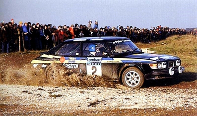 Stig Blomqvist - Hans Sylvan
27º Lombard RAC Rally 1978. Saab 99 Turbo (GWZ 477). Abandonó por el eje de transmisión (Cardán) en SS22 Dalby 2 de 4,83 Km.

Del 19 al 23 de Noviembre, Birmingham, Inglaterra.
Superficie: tierra.

El Rally tenia un total de 3160 km de los que 715.37 km divididos en 76 tramos eran especiales.

Se inscribieron 175 equipos, tomaron la salida 168, finalizaron 61.@
Palabras clave: Stig_Blomqvist;Saab;Turbo;RAC_Rally;Gran_Bretaña;1978;Inglaterra
